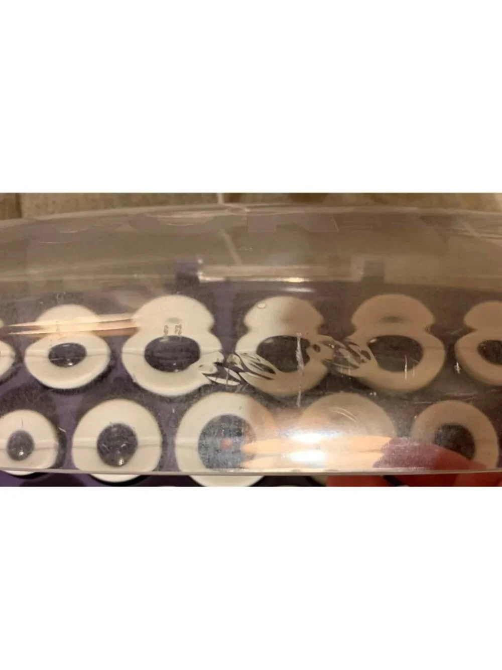 CONAIR Instant Heat Hairsetter 20 Velvet Hot Rollers w/ Clips (Model: CHV21)